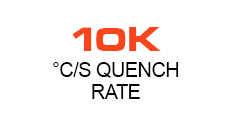 10K °C/s Quench Rate