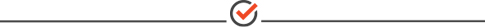 checkmark and rule