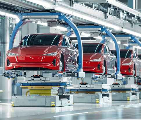 automotive e-car manufacturing line